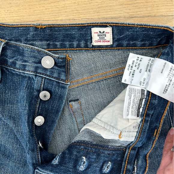 Levi’s - wedgie fit cuffed cone denim shorts - size 29 - Picture 6 of 6